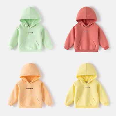 Felpa con cappuccio per bambini 2025 autunno nuova versatile alla moda per ragazzi e ragazze abbigliamento per bambini alla moda