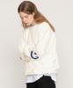 GRAVER [Unisex] Elbow Boucle Embroidery Smile Drawing Sweatshirt_Cream