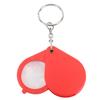 32mm Lens Diameter Magnifier Keychain With Key Ring Mini Magnifying Glass  Outdoor Reading