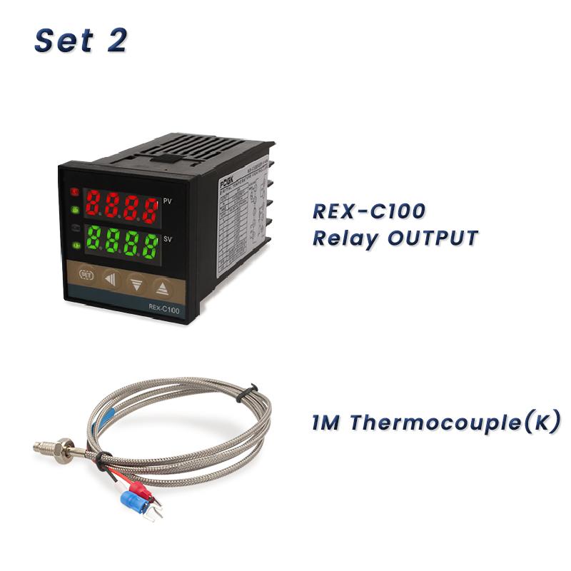 REX-C100 PID Temperatūras regulators 220v 400