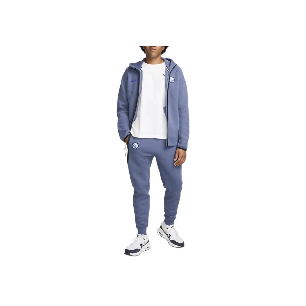 Nike Tech Fleece Einfarbig Kordelzug Leicht Warm Weich Bequem Slim Fit Stricksporthose Herrenhosen Diffused-Blue FN8488-491