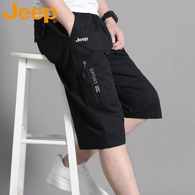 

JEEP Men s Summer Loose Fit Capri Shorts 4XL