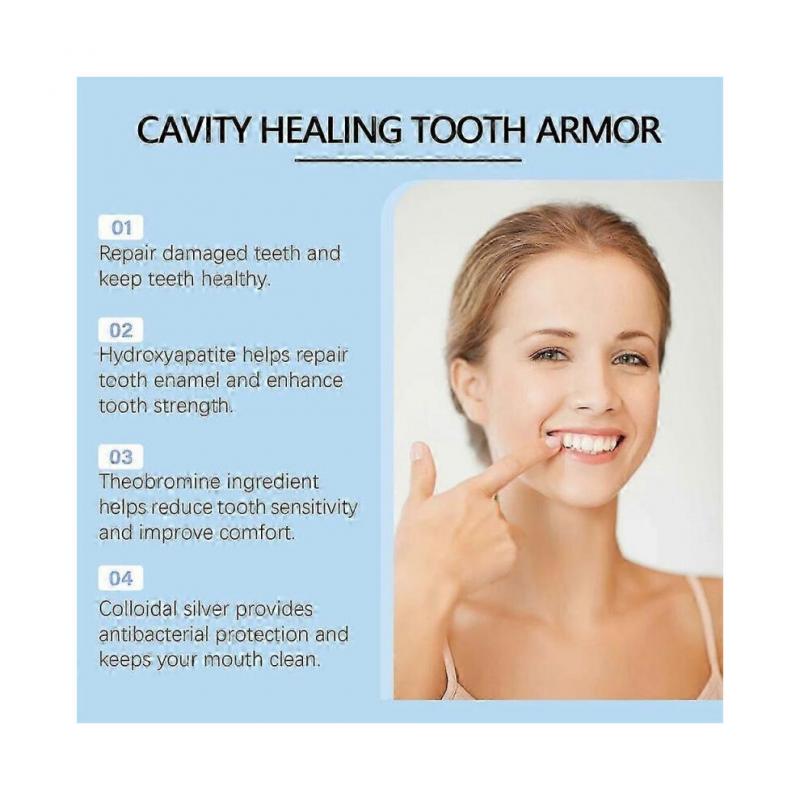 (2pcs)1-3x 60ml Tooth care solution Dentite Cavity Healing Tooth Armor