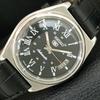 VINTAGE SEIKO 5 AUTOMATIC JAPAN MENS BLACK COLOR DIAL WATCH A708513-1