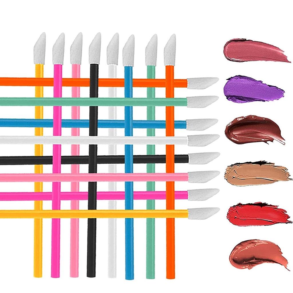50 Pcs Mini Lip Tint Brush Disposable Mascara Wand Eyelash Extension Applicator Makeup Tools