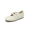 Augustine Mary Jane Women's Shoes 2025 New Autumn with Skirt One Pedal Velcro Soft-soled Casual Shoes