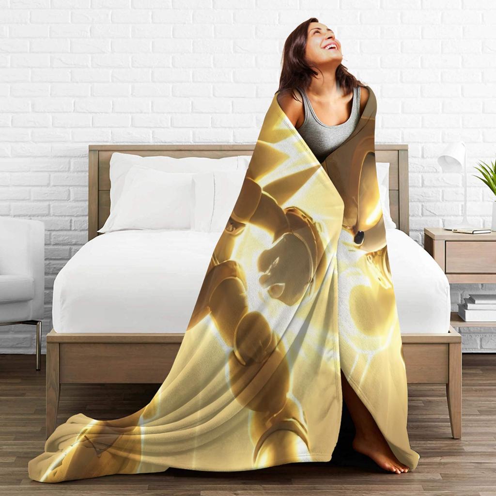 Zbrojené Super Ježek Stín Deka Flanelová Úžasná Prodyšná Přehozová Deka pro Dekoraci Přehozu