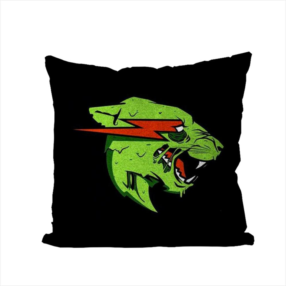 

Mr BBeast Pillow Case For Car Sofa Decorative Home Doublesided Print Plush Square Throw Pillow Cushion Cover 30x30cm