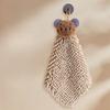 Household Hanging Bear Hand Towel Kitchen Bathroom Thickened Hand Towel High Value High-end Hand Towel