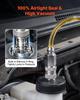Brake Bleeder Kit, 3L Manual Brake Fluid Bleeding Kit with 1L Waste Bottle & 43.2 Mm Master Cylinder Adapter, One-Person Professional Brake Fluid