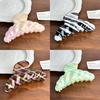 Premium Acetate Hair Claw Clip In Chic Striped Designs Perfect For Fashionable Women