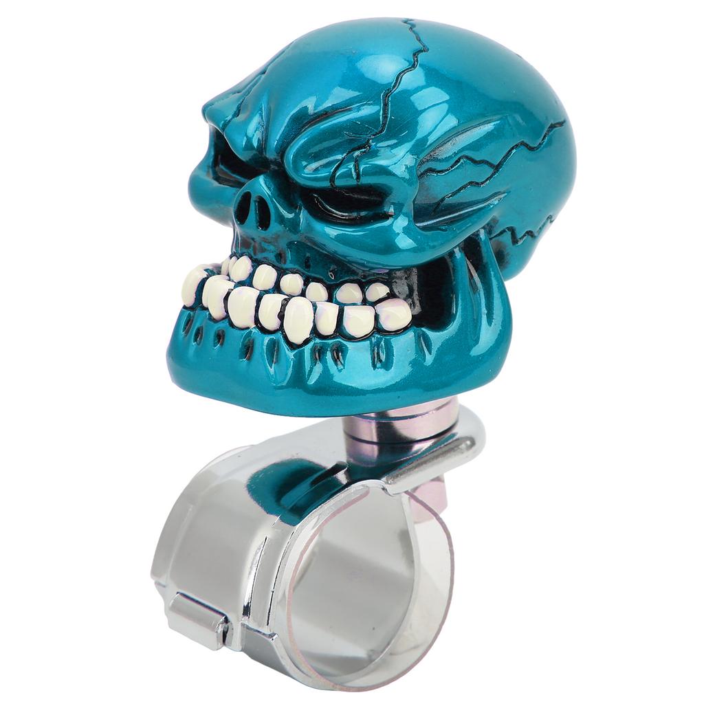 Skull Steering Wheel Knob Spinner Suicide Power Handle for Cars Trucks Tractors BoatsBlue