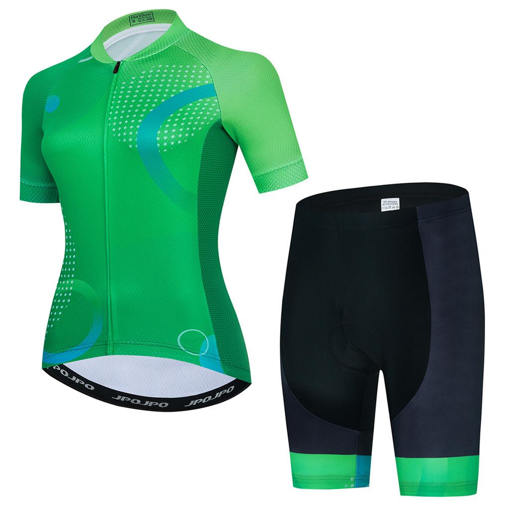 2025 Women's Cycling Jersey Set Summer Anti-Sweat Bicycle Clothing Kit Breathable Mountain Ladies Bike Clothes Cycling Suit