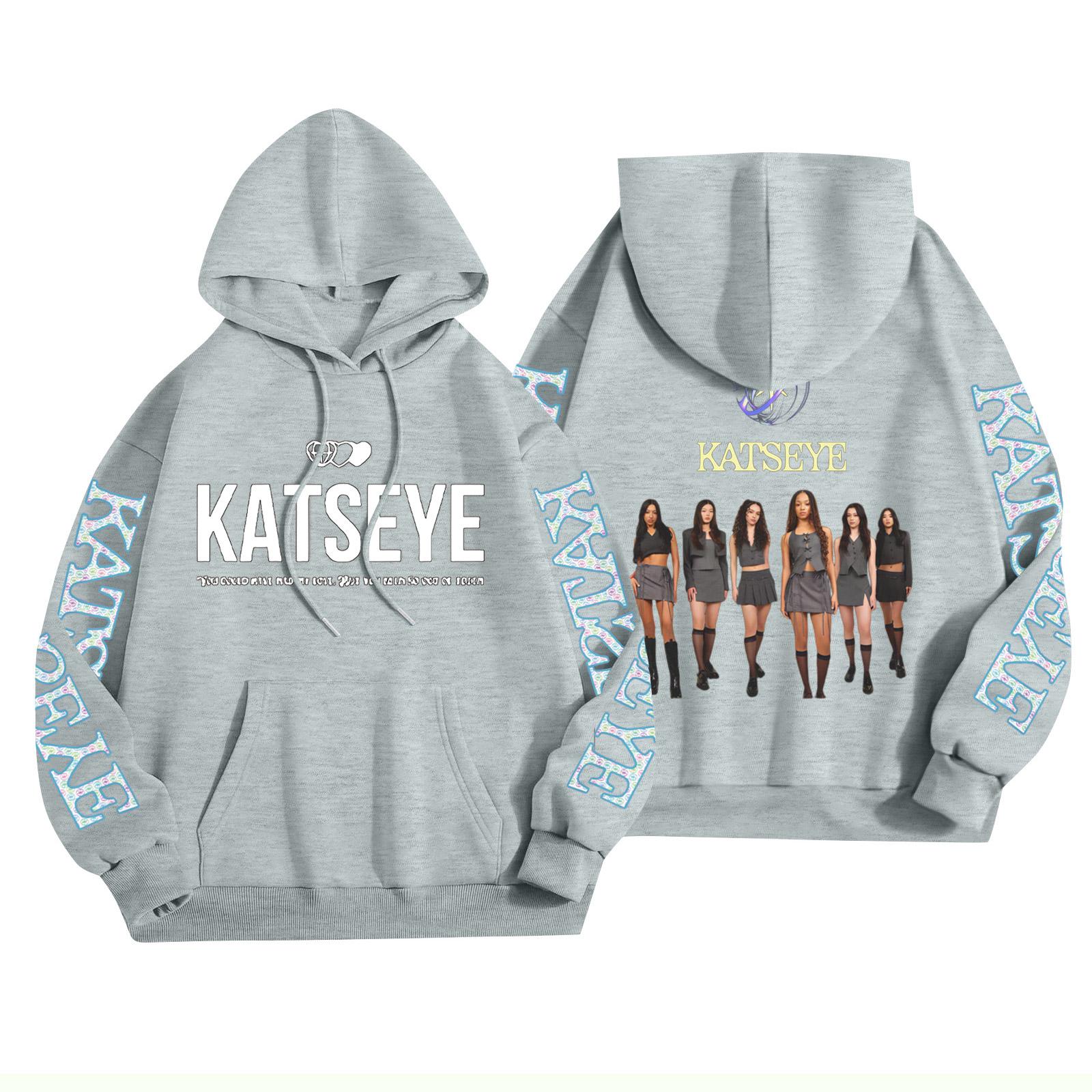 

Унісекс Модний Легкий Пуловер з Довгим Рукавом з Кишенями Толстовка з Принтом XL