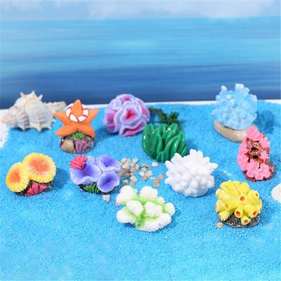 Fish Farming Trinkets Aquarium Mini Fish Tank Accessories Home Decoration Decoration Resin Decorative Coral Fish Culture Aquariu