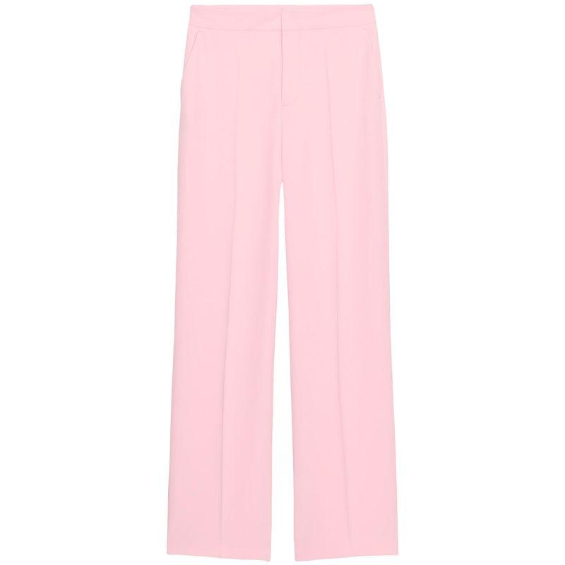 Zaprha 2025 New Arrival Elegant Plaid Suit Pants Straight High Waist Casual Pants Women's Drooping Slimming 3421324