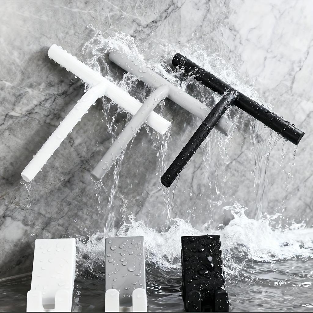 Silicone Multifunctional Shower Squeegee for Shower Doors, Bathrooms, and Car Windows