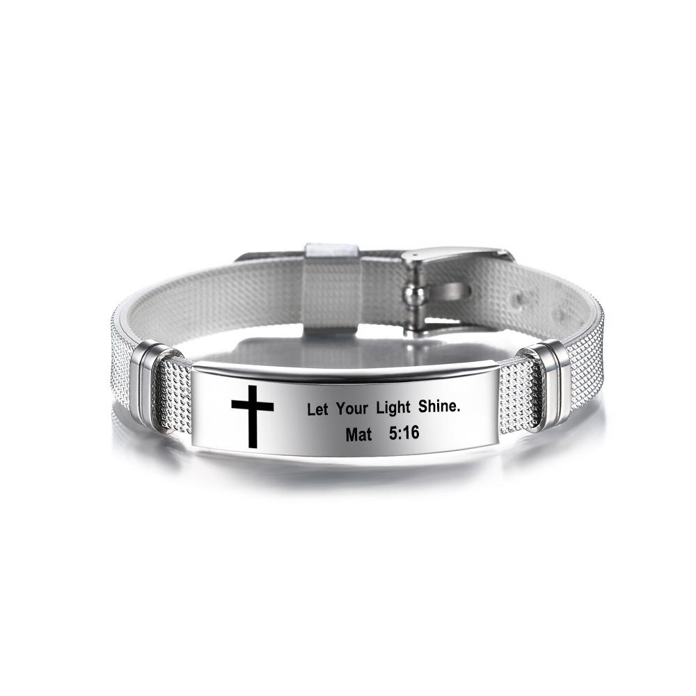 Miłość nigdy nie zawodzi inspirujące pisma święte opaska na nadgarstek chrześcijański krzyż inspirująca bransoletka jestem z tobą modne bransoletki Bangle