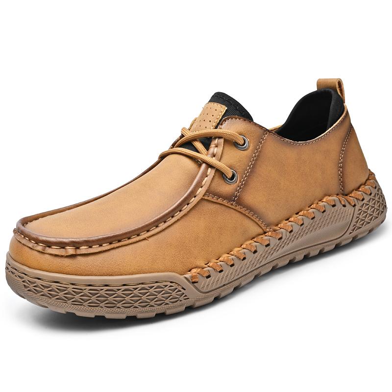 38-46 Men's Plus Size Fashionable Outdoor Casual Shoes Leather Shoes Business Casual Shoes Hiking Shoes