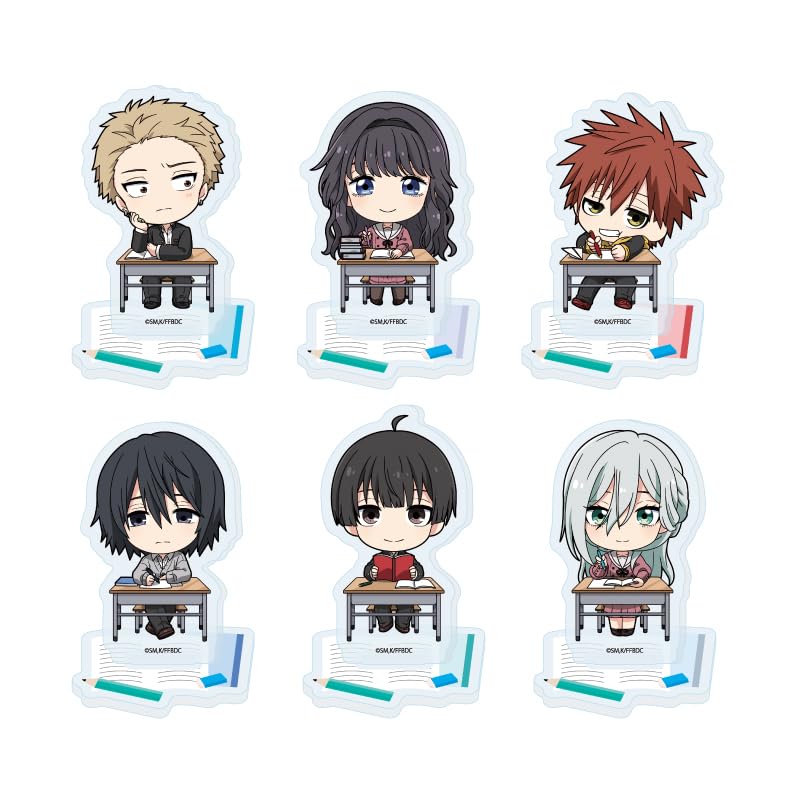 A3 The Fragrant Flower Blooms with Dignity Acrylic Petit Stand Chibi Illustration 6-Piece Complete BOX 6270₽