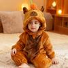 0 1 2 3 4Years Kigurumi Pajamas for Toddler Baby Clothes Children Outfits Infant Dinosaur Unicorn Tiger Leopard Cosplay Costumes