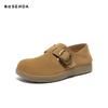 Senda Haken Women's Shoes 2026 Spring New Shopping Mall Same Style Cocoa Casual Shoes