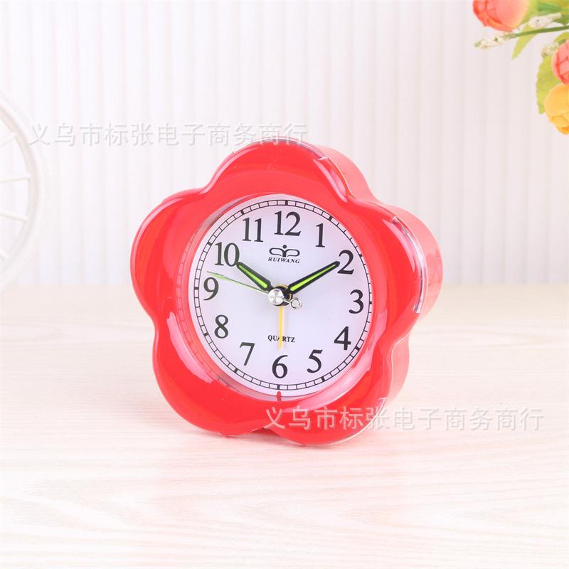 Night light alarm clock Student dormitory wake-up clock Super loud children's bedroom bedside clock