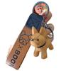 Chic French Bulldog Keychain Pendant for Women - Adorable Cartoon Bag Charm, Perfect Gift for Couples
