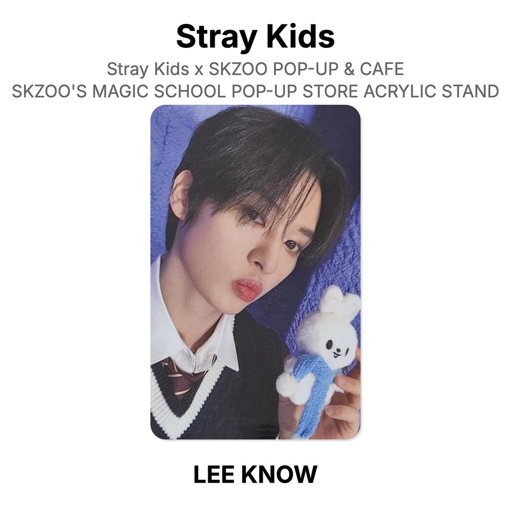 Stray Kids X SKZOO POP-UP & CAFE SKZOO'S MAGIC SCHOOL POP-UP STORE ACRYLIC STAND Official Photocard
