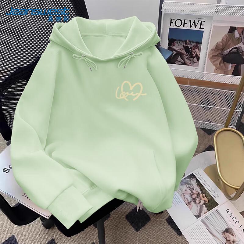 Jeanswest Women's Heartline Gold Hooded Sweatshirt