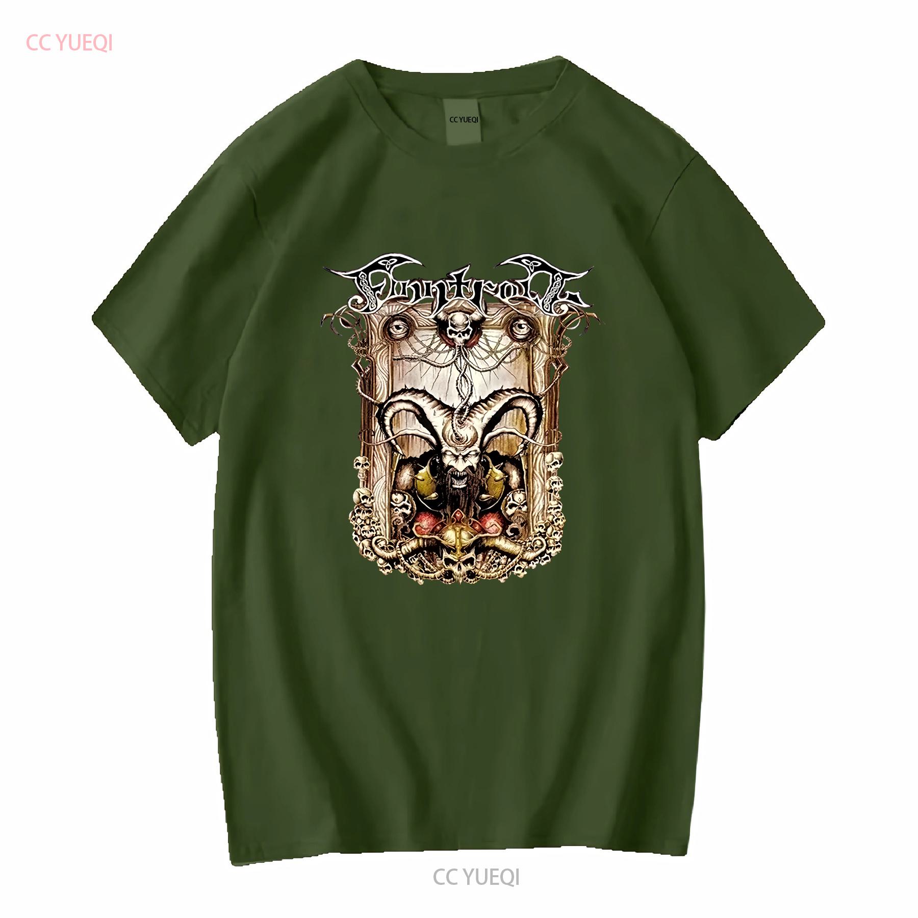 BenberFashion Finntroll T-shirt Heren Large Zwart Band Muziek vintage Gewassen mode grafisch homme Ademend designerkleding Unisex Zacht L