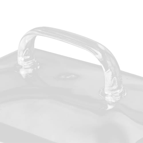 Urhomy Dustproof Food Cover, Transparent Acrylic, Repels Dust and Insects, Maintains Freshness, Rectangular Food and Snack Display Cover, Easy Storage