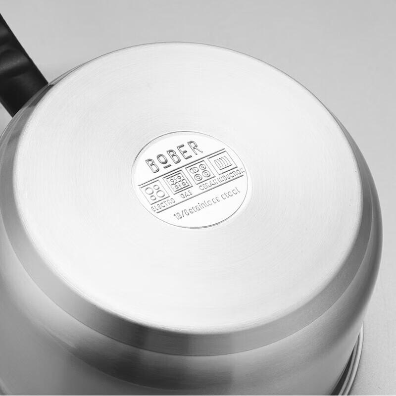 Bobao BDY-M687 Lehui Stainless Steel Milk Pot with Steamer
