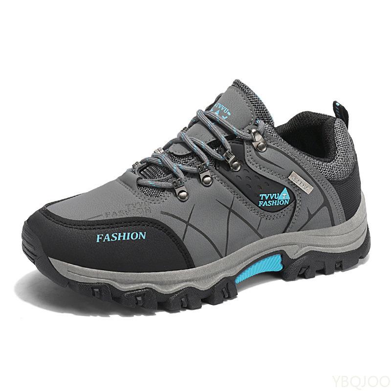 Fashion Spring new men's sports shoes waterproof anti slip breathable hiking shoes simple comfortable men's wear-resistant shoes