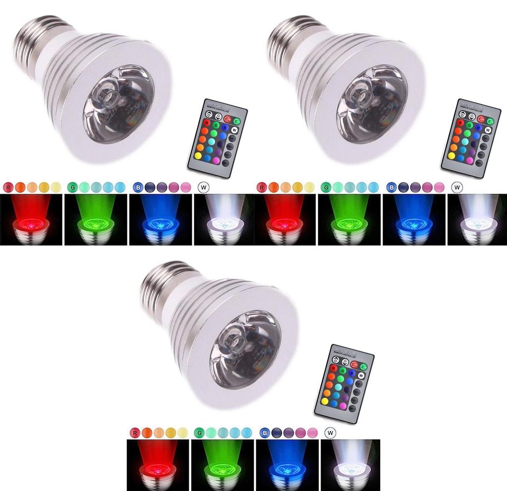 Premium Quality Magic Spot Light Bulb Lamp With 16 Color Led Wireless Remote Control For Any Room