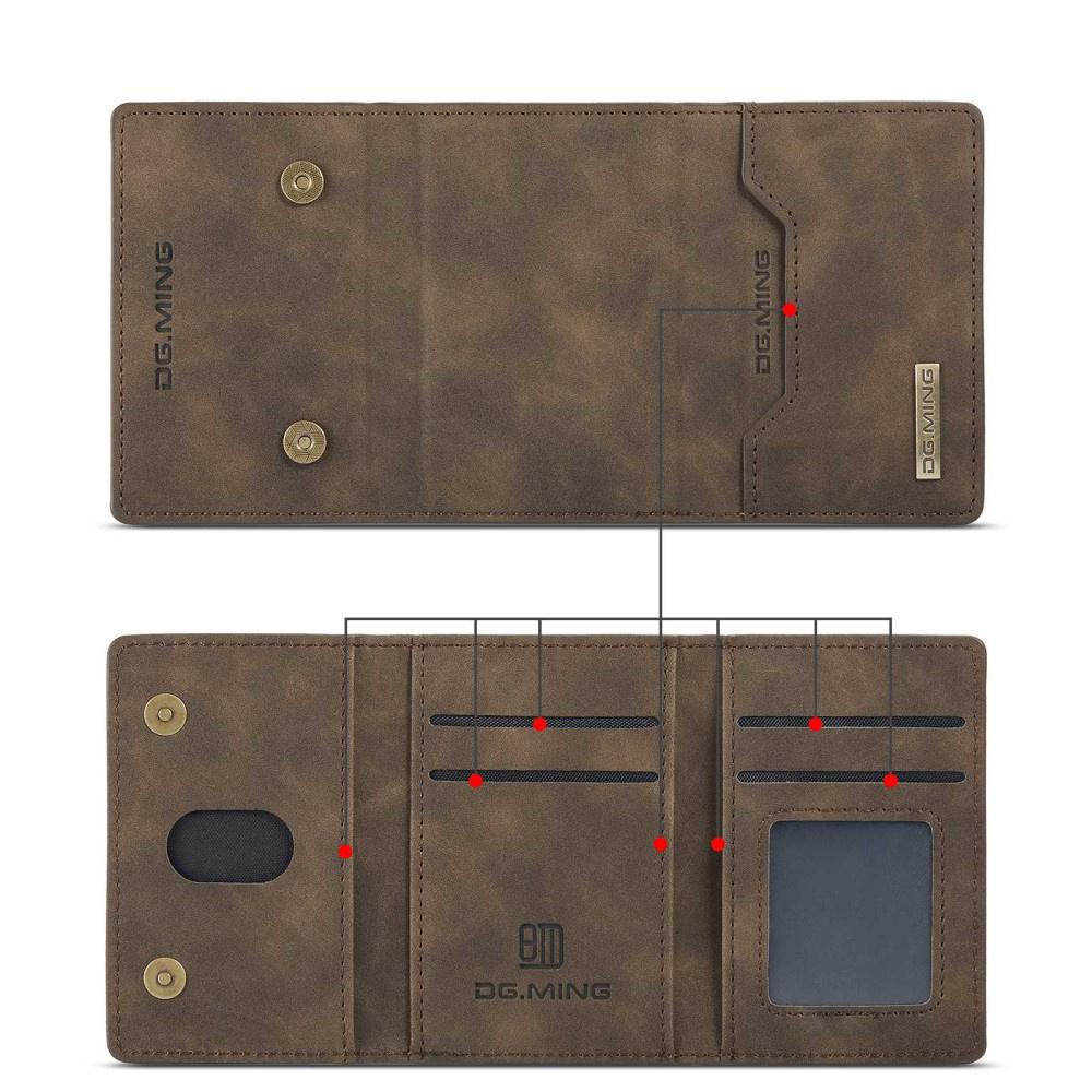 iPhone 14 Pro Case, DG.MING 2in1, Coffee