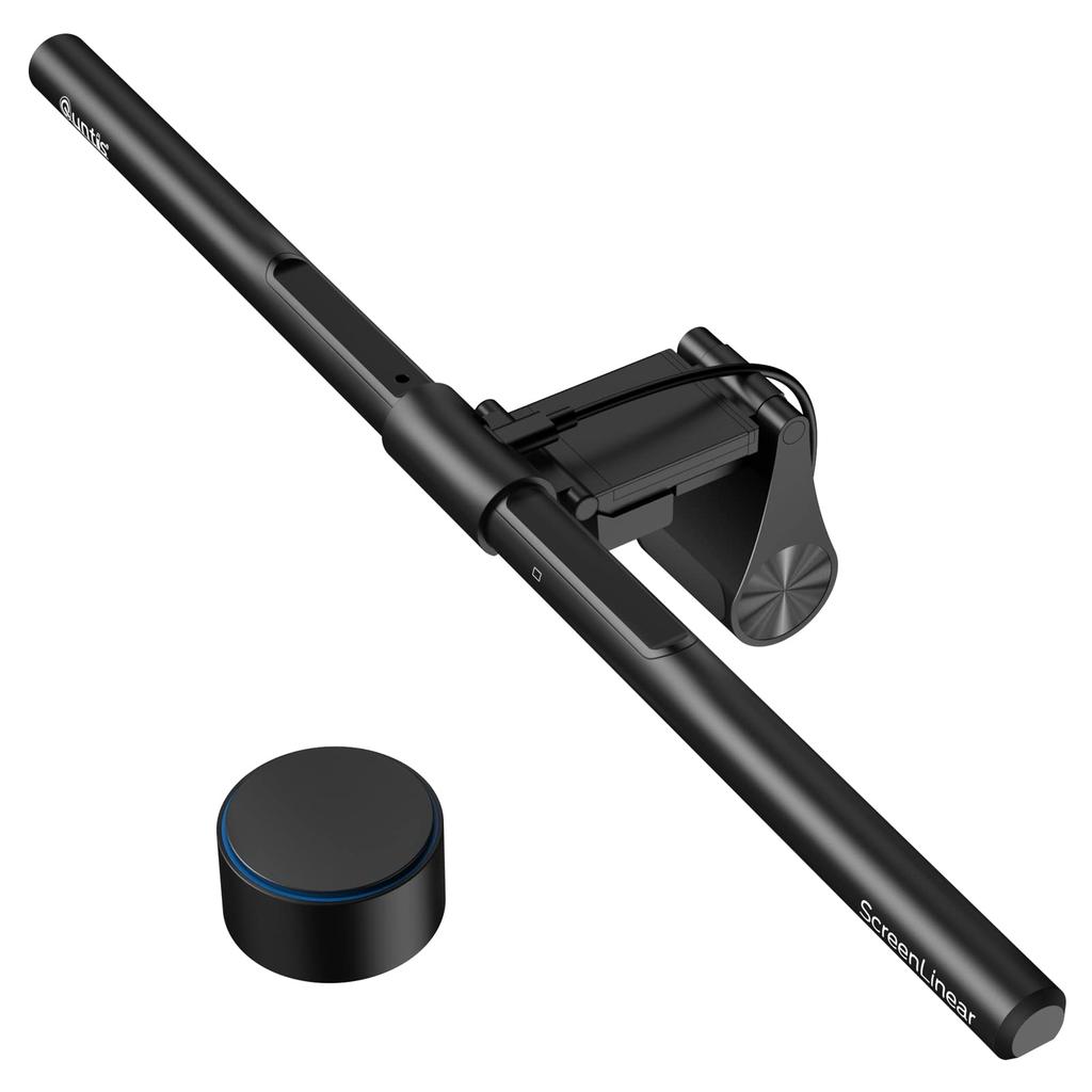 Quntis Desk Monitor and Bar Light Wireless Remote Auto 1200 High Color Compatible with Curved USB Monitor Hanging LED Bar Light for Gaming and USB