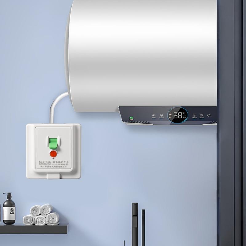 40A Leakage Special Protector Energy Efficient Air Conditioner Leakage Protector Switches For Water Heater Systems