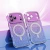 Glitter Diamond with Magnetic Ring Case For iPhone 17 Pro Max 17 Pro 17e 16E 16 Pro 15 + 14 13 Gradient Bling Sparkly Cover