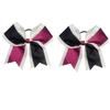 Glitter Cheerleading Bow Hair Tie with Double-Layer Elastic