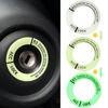 Luminous Car Ignition Key Ring Sticker 3D Decorative Decal Fluorescent Circle For Auto Motorcycle Key Decor