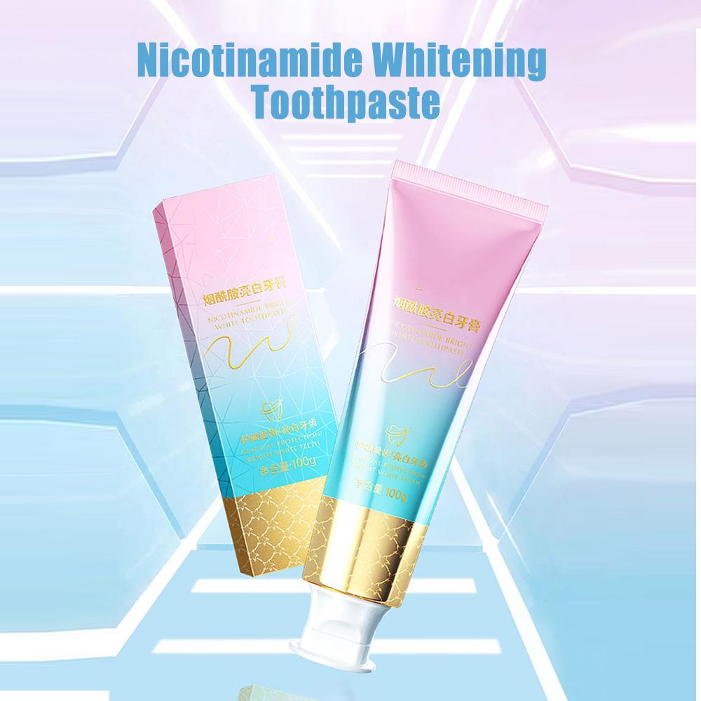 Nouveau dentifrice blanchissant Nicotinamide, taches, élimination du tartre, haleine fraîche, hygiène buccale, pour le blanchiment des dents, nettoyage