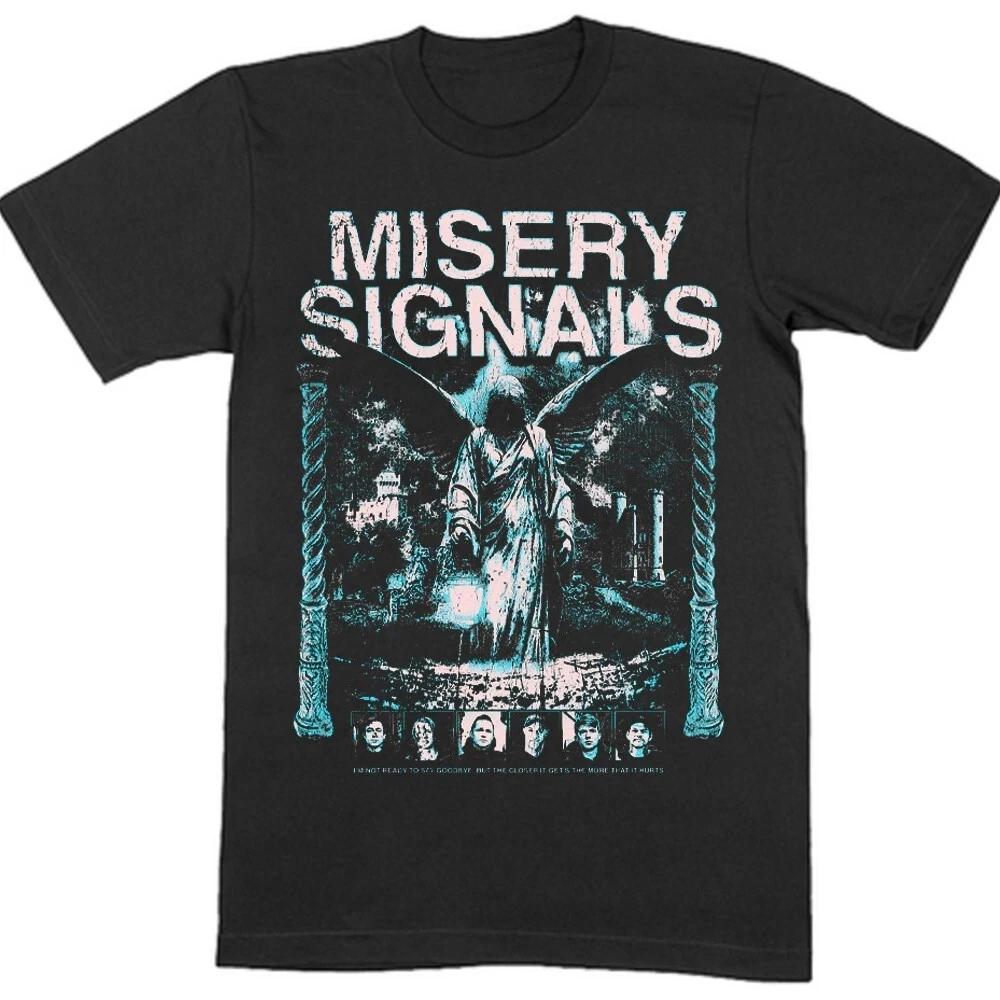 NEW Misery Signals Band Tour Concert Heavy Cotton Black T Shirt All Size TR863 M