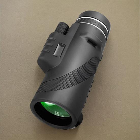 80x100 Monocular Telescope with Tripod Waterproof Portable Outdoor Travel Hiking Hunting Bird Watching Concert Handheld Telescope with Smartphone