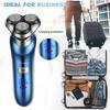 Hatteker Rotary Electric Shaver Men's 4-in-1 Facial Razor USB Rechargeable Beard Trimmer Grooming Kit with Precision Shaving