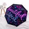 1pc Beautiful Soul Automatic Opening/Closing Umbrella with Operation & Windproof Canopy yy260311087