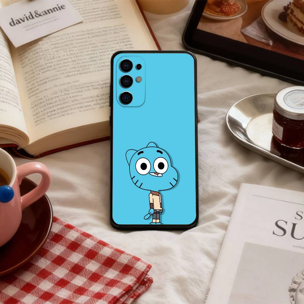 The Amazing W-World of Gumball   Phone Case For Samsung S 25,24,23,22,30,21,10,9,Ultra,Plus,Lite,FE,4,5 G Soft Black Case