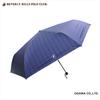 Ogawa Large Folding Parasol with Heat and Light UV 6 BHPC Beverly Hills Polo Club Manual Safety Cover Black Product 71139 Men's Blocking, 99%+