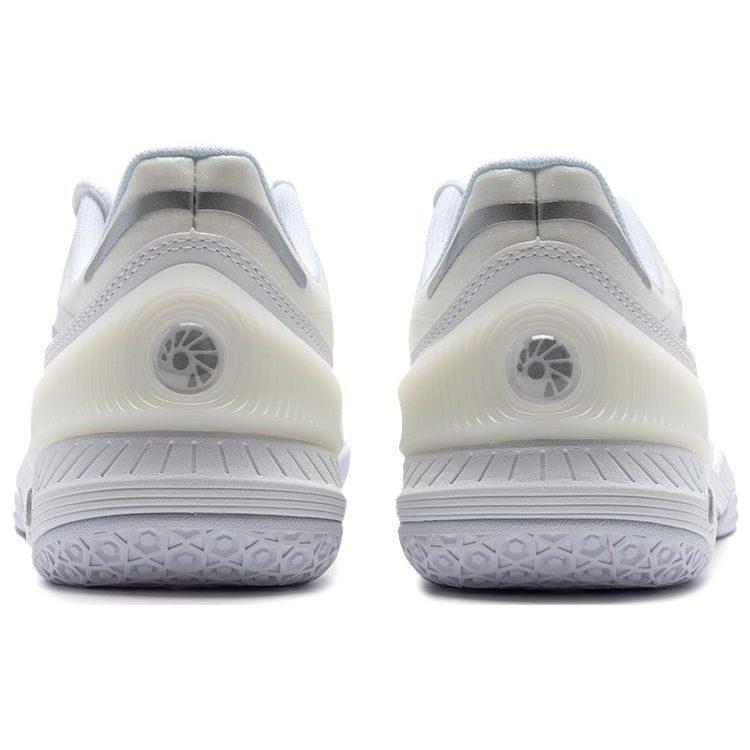 Li Ning Raid Cushioning, Wear Resistant Low Top Badminton Shoes Unisex White Beige AYZT009-3