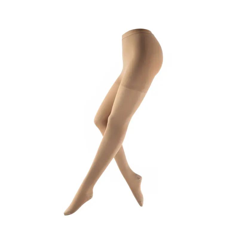 Extra-large pressure compression pantyhose, 20-30 mmHg, above-knee length, support stockings, pressure tight pants